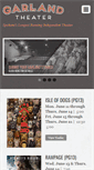 Mobile Screenshot of garlandtheater.com